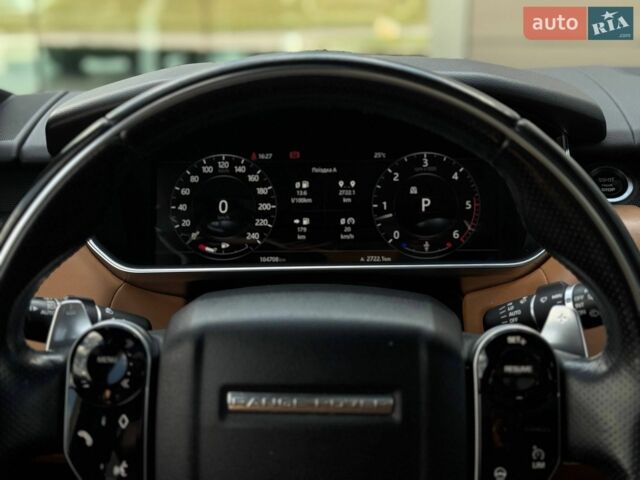 Чорний Ленд Ровер Range Rover Sport, об'ємом двигуна 2.99 л та пробігом 104 тис. км за 49900 $, фото 14 на Automoto.ua