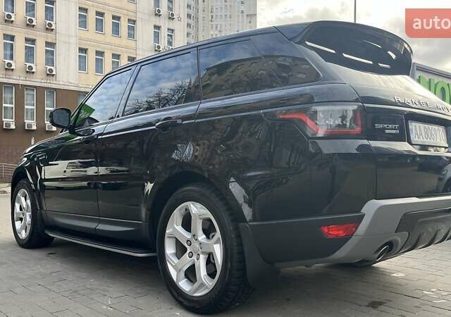 Ленд Ровер Рендж Ровер Спорт 2018 в Киеве на Automoto.ua Черный Ленд Ровер Рендж Ровер Спорт, объемом двигателя 2 л и пробегом 93 тыс. км за 44000 $, фото 4 на Automoto.ua