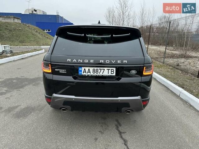 Черный Ленд Ровер Рендж Ровер Спорт, объемом двигателя 2 л и пробегом 72 тыс. км за 45000 $, фото 5 на Automoto.ua