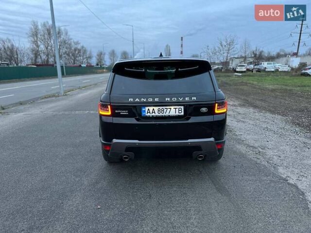 Чорний Ленд Ровер Range Rover Sport, об'ємом двигуна 2 л та пробігом 72 тис. км за 43000 $, фото 5 на Automoto.ua