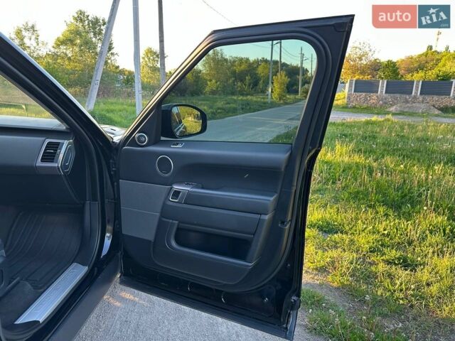 Чорний Ленд Ровер Range Rover Sport, об'ємом двигуна 3 л та пробігом 92 тис. км за 38000 $, фото 14 на Automoto.ua