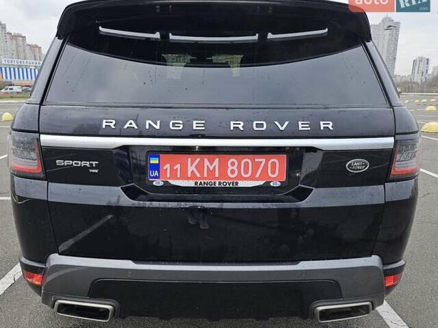 Черный Ленд Ровер Рендж Ровер Спорт, объемом двигателя 3 л и пробегом 249 тыс. км за 45999 $, фото 6 на Automoto.ua