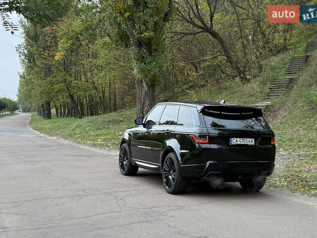 Ленд Ровер Рендж Ровер Спорт 2020 в Черкассах на Automoto.ua Черный Ленд Ровер Рендж Ровер Спорт, объемом двигателя 5 л и пробегом 96 тыс. км за 73000 $, фото 6 на Automoto.ua