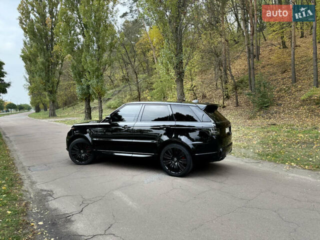Ленд Ровер Рендж Ровер Спорт 2020 в Черкассах на Automoto.ua Черный Ленд Ровер Рендж Ровер Спорт, объемом двигателя 5 л и пробегом 96 тыс. км за 73000 $, фото 3 на Automoto.ua