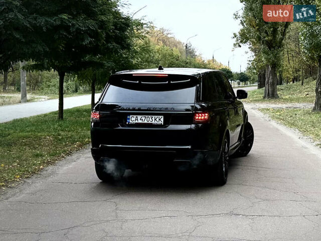 Ленд Ровер Рендж Ровер Спорт 2020 в Черкассах на Automoto.ua Черный Ленд Ровер Рендж Ровер Спорт, объемом двигателя 5 л и пробегом 96 тыс. км за 73000 $, фото 8 на Automoto.ua