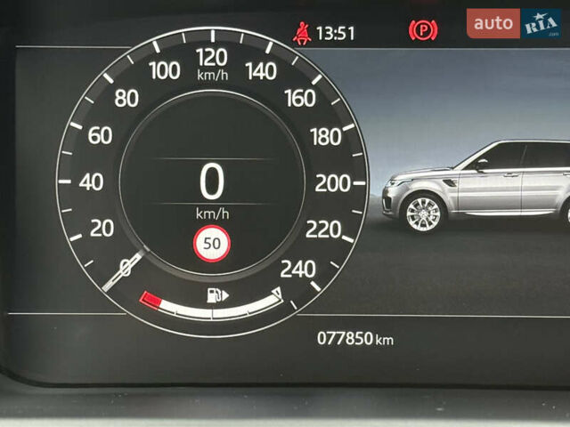 Чорний Ленд Ровер Range Rover Sport, об'ємом двигуна 3 л та пробігом 78 тис. км за 75000 $, фото 44 на Automoto.ua