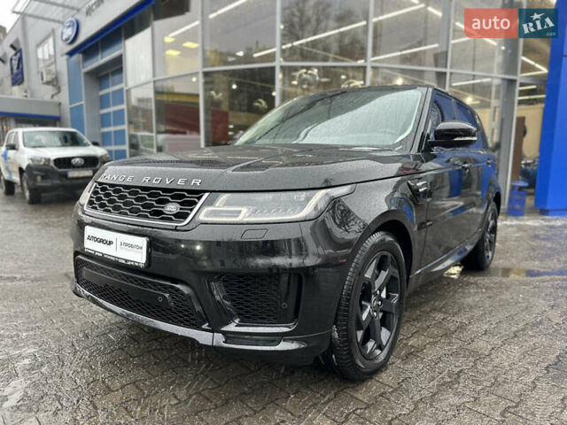Черный Ленд Ровер Рендж Ровер Спорт, объемом двигателя 3 л и пробегом 90 тыс. км за 56500 $, фото 1 на Automoto.ua