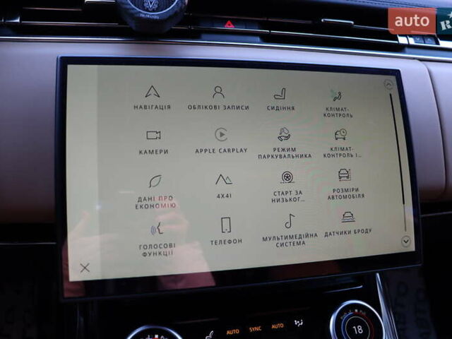 Черный Ленд Ровер Рендж Ровер Спорт, объемом двигателя 3 л и пробегом 18 тыс. км за 124900 $, фото 29 на Automoto.ua