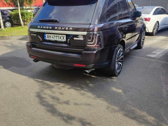 Фиолетовый Ленд Ровер Рендж Ровер Спорт, объемом двигателя 5 л и пробегом 195 тыс. км за 21000 $, фото 1 на Automoto.ua