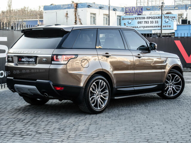 Коричневий Ленд Ровер Range Rover Sport, об'ємом двигуна 3 л та пробігом 80 тис. км за 52000 $, фото 10 на Automoto.ua