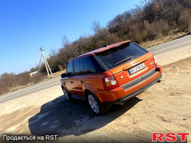 Красный Ленд Ровер Рендж Ровер Спорт, объемом двигателя 4.2 л и пробегом 260 тыс. км за 7000 $, фото 1 на Automoto.ua