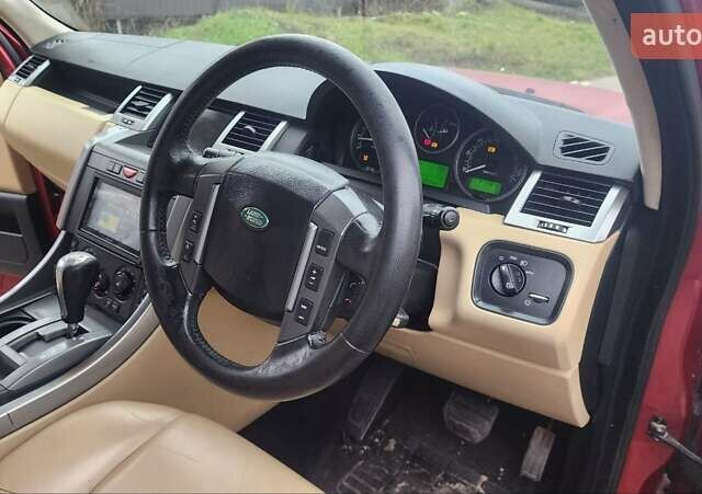 Червоний Ленд Ровер Range Rover Sport, об'ємом двигуна 2.7 л та пробігом 178 тис. км за 4500 $, фото 10 на Automoto.ua