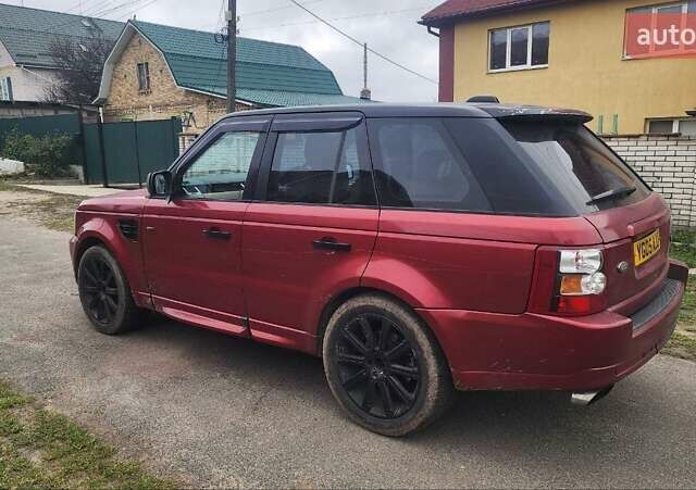 Червоний Ленд Ровер Range Rover Sport, об'ємом двигуна 2.7 л та пробігом 178 тис. км за 4500 $, фото 6 на Automoto.ua