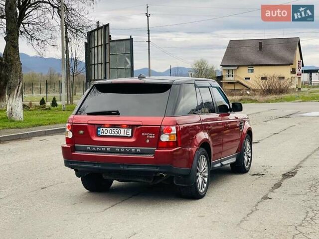 Червоний Ленд Ровер Range Rover Sport, об'ємом двигуна 2.72 л та пробігом 279 тис. км за 9500 $, фото 2 на Automoto.ua
