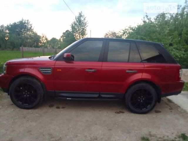 Червоний Ленд Ровер Range Rover Sport, об'ємом двигуна 4.2 л та пробігом 170 тис. км за 10000 $, фото 5 на Automoto.ua