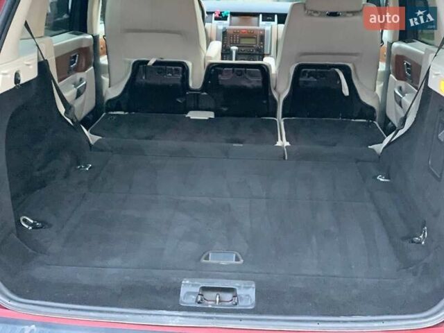 Червоний Ленд Ровер Range Rover Sport, об'ємом двигуна 4.2 л та пробігом 134 тис. км за 11000 $, фото 14 на Automoto.ua