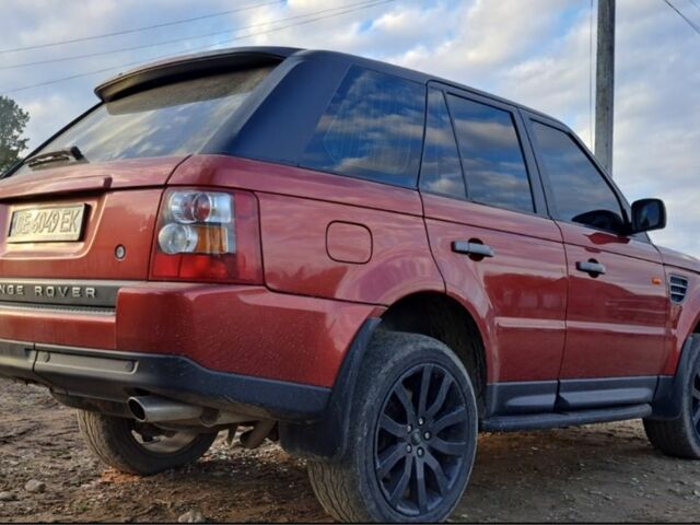 Червоний Ленд Ровер Range Rover Sport, об'ємом двигуна 4.2 л та пробігом 177 тис. км за 6966 $, фото 1 на Automoto.ua