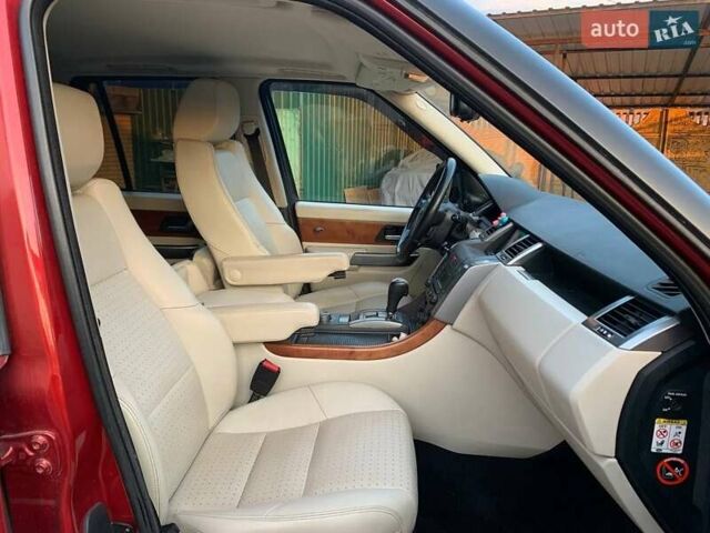 Червоний Ленд Ровер Range Rover Sport, об'ємом двигуна 4.2 л та пробігом 134 тис. км за 11000 $, фото 17 на Automoto.ua