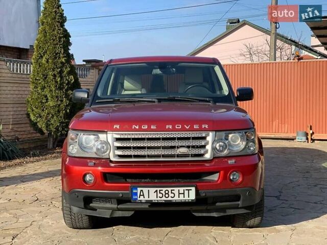 Червоний Ленд Ровер Range Rover Sport, об'ємом двигуна 4.2 л та пробігом 134 тис. км за 11000 $, фото 15 на Automoto.ua