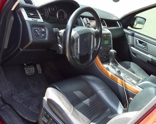 Червоний Ленд Ровер Range Rover Sport, об'ємом двигуна 4.2 л та пробігом 170 тис. км за 10000 $, фото 12 на Automoto.ua