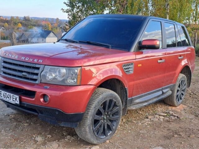 Червоний Ленд Ровер Range Rover Sport, об'ємом двигуна 4.2 л та пробігом 177 тис. км за 8711 $, фото 2 на Automoto.ua