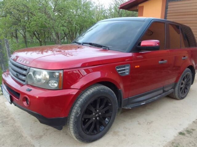 Червоний Ленд Ровер Range Rover Sport, об'ємом двигуна 4.2 л та пробігом 177 тис. км за 6966 $, фото 3 на Automoto.ua