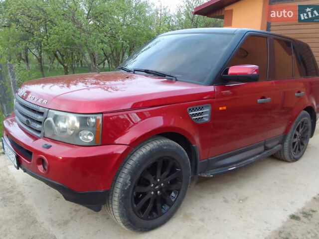 Красный Ленд Ровер Рендж Ровер Спорт, объемом двигателя 4.2 л и пробегом 179 тыс. км за 9515 $, фото 4 на Automoto.ua