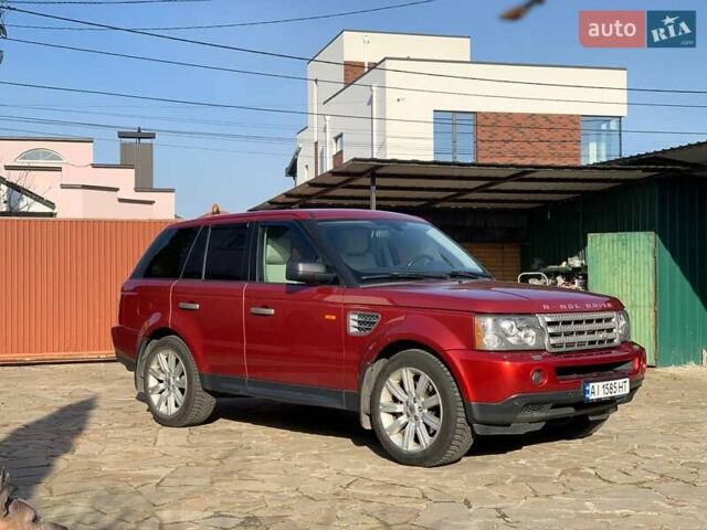 Червоний Ленд Ровер Range Rover Sport, об'ємом двигуна 4.2 л та пробігом 134 тис. км за 11000 $, фото 18 на Automoto.ua