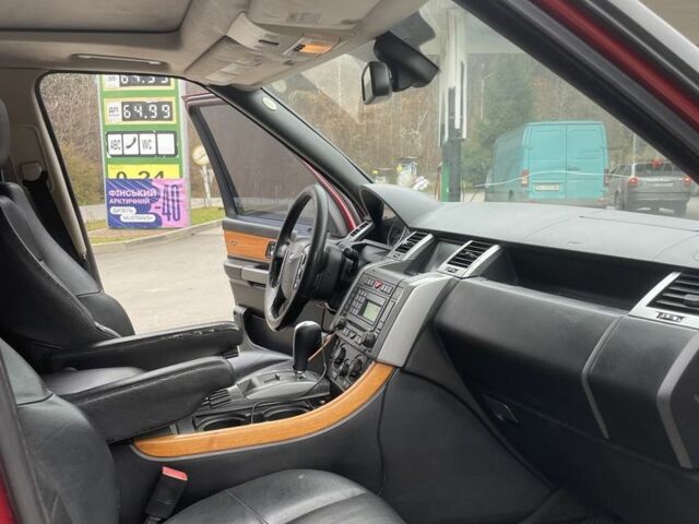 Красный Ленд Ровер Рендж Ровер Спорт, объемом двигателя 4.2 л и пробегом 1 тыс. км за 7000 $, фото 7 на Automoto.ua