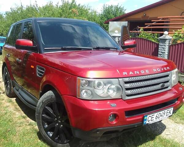 Червоний Ленд Ровер Range Rover Sport, об'ємом двигуна 4.2 л та пробігом 170 тис. км за 10000 $, фото 2 на Automoto.ua