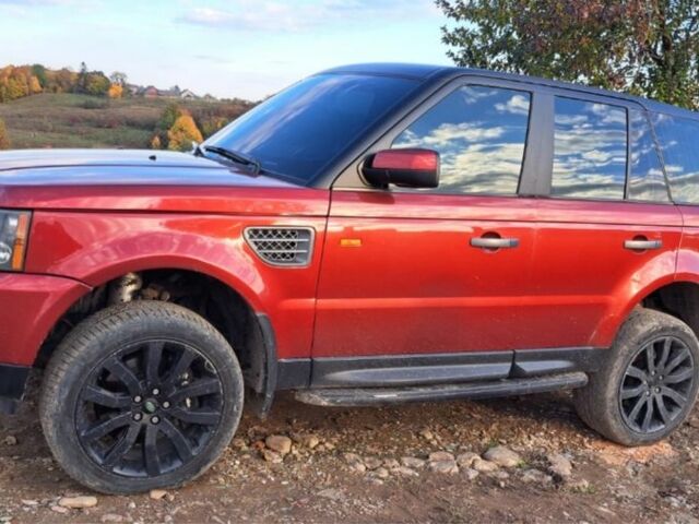 Червоний Ленд Ровер Range Rover Sport, об'ємом двигуна 4.2 л та пробігом 177 тис. км за 8711 $, фото 4 на Automoto.ua