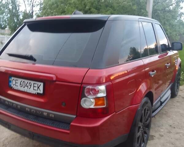 Червоний Ленд Ровер Range Rover Sport, об'ємом двигуна 4.2 л та пробігом 170 тис. км за 10000 $, фото 7 на Automoto.ua