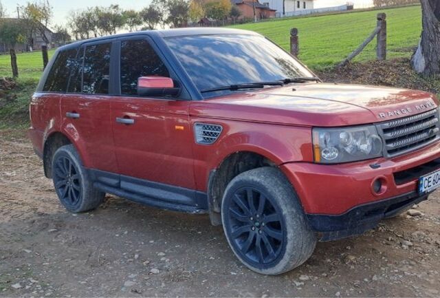 Червоний Ленд Ровер Range Rover Sport, об'ємом двигуна 4.2 л та пробігом 177 тис. км за 8711 $, фото 3 на Automoto.ua