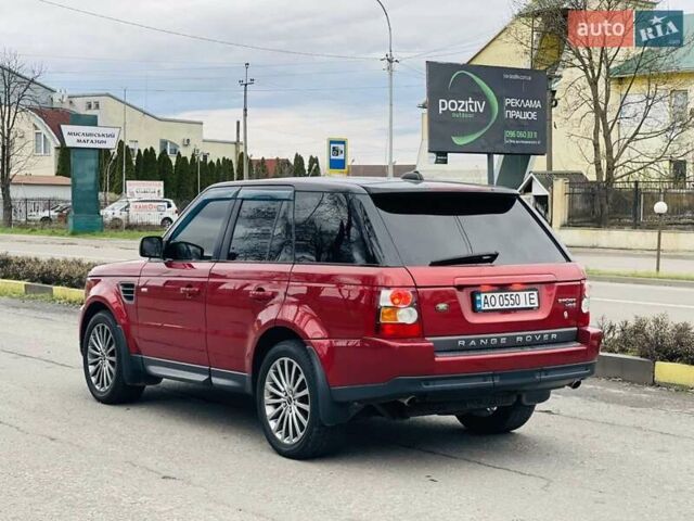Червоний Ленд Ровер Range Rover Sport, об'ємом двигуна 2.72 л та пробігом 279 тис. км за 9500 $, фото 6 на Automoto.ua