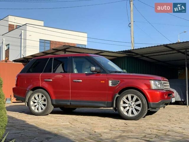 Червоний Ленд Ровер Range Rover Sport, об'ємом двигуна 4.2 л та пробігом 134 тис. км за 11000 $, фото 16 на Automoto.ua