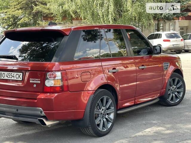 Червоний Ленд Ровер Range Rover Sport, об'ємом двигуна 4.2 л та пробігом 186 тис. км за 12900 $, фото 21 на Automoto.ua