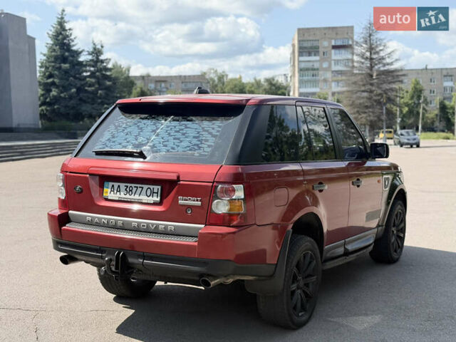 Червоний Ленд Ровер Range Rover Sport, об'ємом двигуна 4.19 л та пробігом 245 тис. км за 6900 $, фото 33 на Automoto.ua