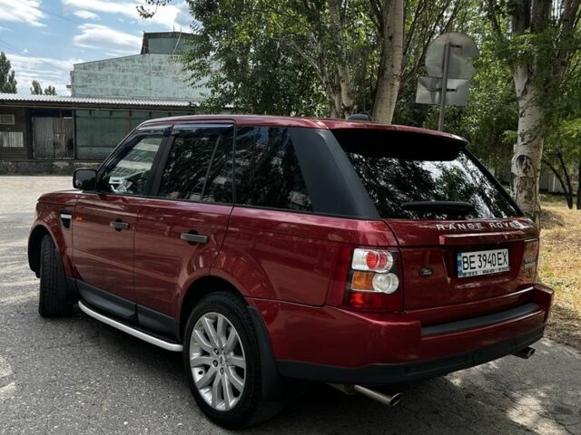Червоний Ленд Ровер Range Rover Sport, об'ємом двигуна 4.2 л та пробігом 228 тис. км за 9165 $, фото 1 на Automoto.ua