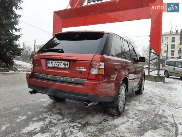 Красный Ленд Ровер Рендж Ровер Спорт, объемом двигателя 4.2 л и пробегом 175 тыс. км за 12200 $, фото 10 на Automoto.ua