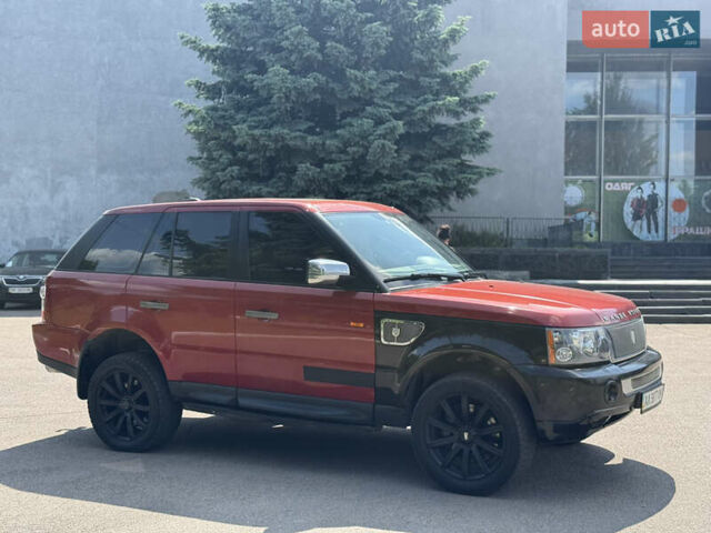 Червоний Ленд Ровер Range Rover Sport, об'ємом двигуна 4.19 л та пробігом 245 тис. км за 6900 $, фото 28 на Automoto.ua