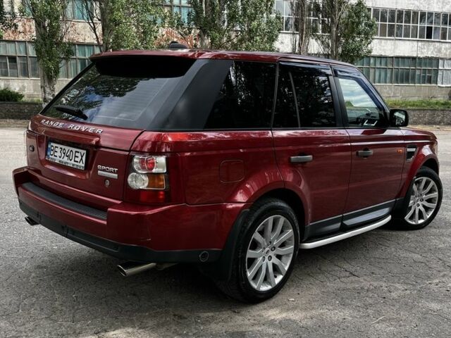 Червоний Ленд Ровер Range Rover Sport, об'ємом двигуна 4.2 л та пробігом 228 тис. км за 9165 $, фото 4 на Automoto.ua