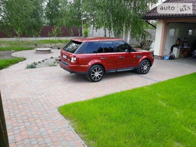 Красный Ленд Ровер Рендж Ровер Спорт, объемом двигателя 4.2 л и пробегом 175 тыс. км за 12200 $, фото 4 на Automoto.ua