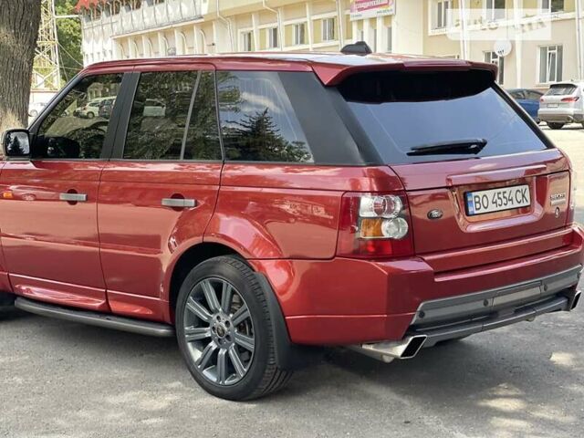 Червоний Ленд Ровер Range Rover Sport, об'ємом двигуна 4.2 л та пробігом 186 тис. км за 12900 $, фото 16 на Automoto.ua