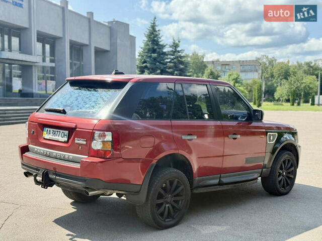 Червоний Ленд Ровер Range Rover Sport, об'ємом двигуна 4.19 л та пробігом 245 тис. км за 6900 $, фото 30 на Automoto.ua