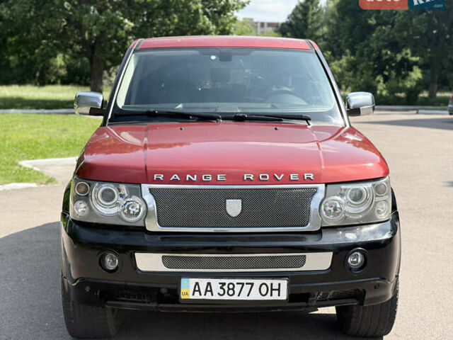 Червоний Ленд Ровер Range Rover Sport, об'ємом двигуна 4.19 л та пробігом 245 тис. км за 6900 $, фото 15 на Automoto.ua