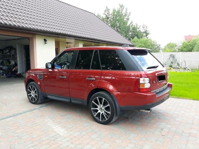 Красный Ленд Ровер Рендж Ровер Спорт, объемом двигателя 4.2 л и пробегом 175 тыс. км за 12200 $, фото 1 на Automoto.ua