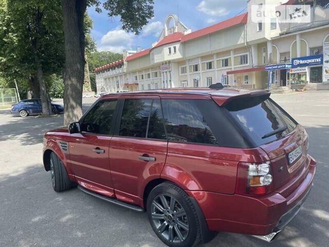 Червоний Ленд Ровер Range Rover Sport, об'ємом двигуна 4.2 л та пробігом 186 тис. км за 12900 $, фото 15 на Automoto.ua