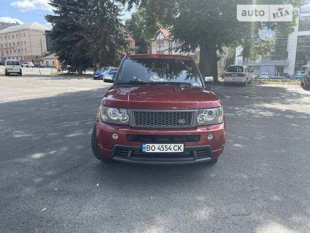 Червоний Ленд Ровер Range Rover Sport, об'ємом двигуна 4.2 л та пробігом 186 тис. км за 12900 $, фото 9 на Automoto.ua