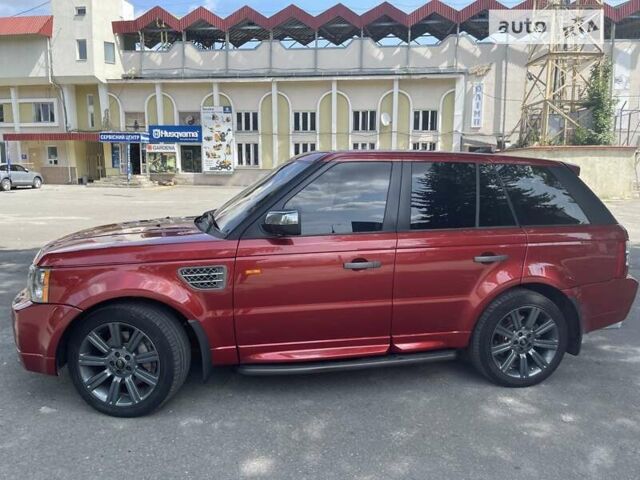 Червоний Ленд Ровер Range Rover Sport, об'ємом двигуна 4.2 л та пробігом 186 тис. км за 12900 $, фото 13 на Automoto.ua