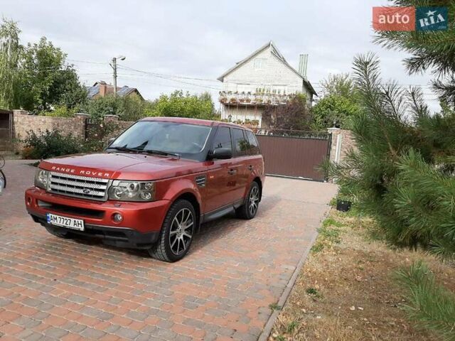 Красный Ленд Ровер Рендж Ровер Спорт, объемом двигателя 4.2 л и пробегом 175 тыс. км за 12200 $, фото 25 на Automoto.ua